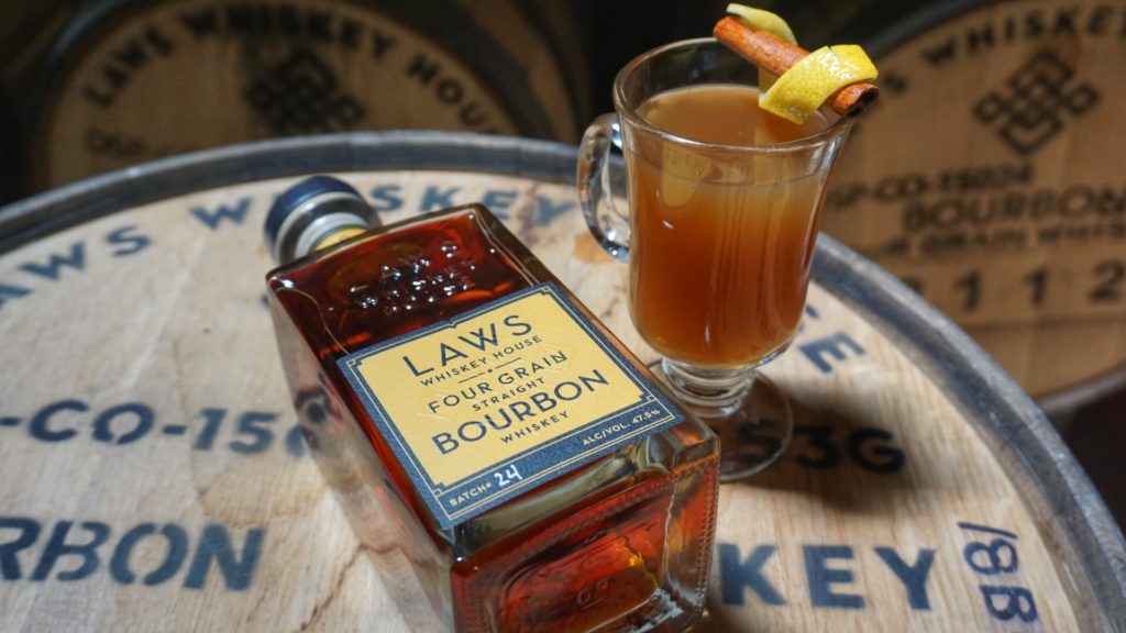 Four Grain Bourbon Apple Cider Cocktail